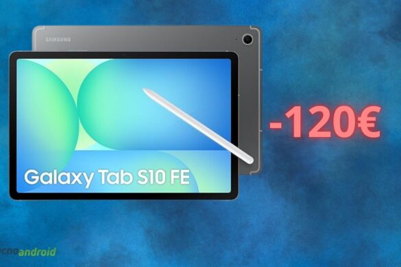 Amazon sconta di 120 euro il tablet Samsung Galaxy Tab S10 FE