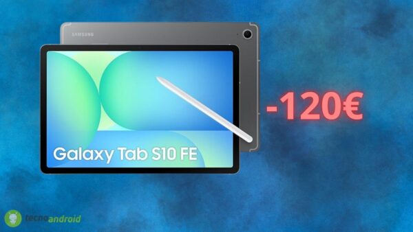 Amazon sconta di 120 euro il tablet Samsung Galaxy Tab S10 FE