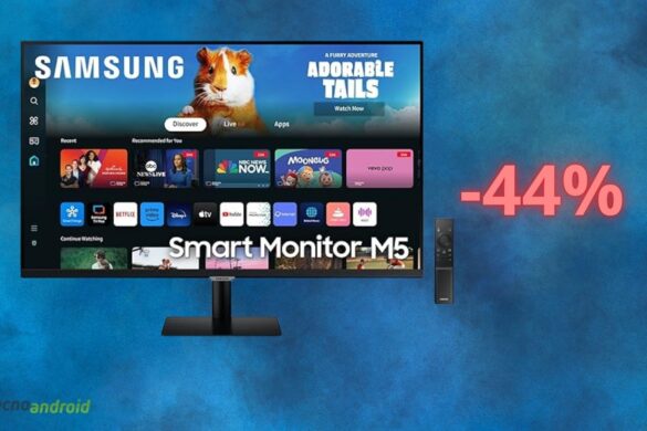 Samsung Smart Monitor M5 a prezzo folle con il -44% di Amazon