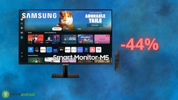 Samsung Smart Monitor M5 a prezzo folle con il -44% di Amazon