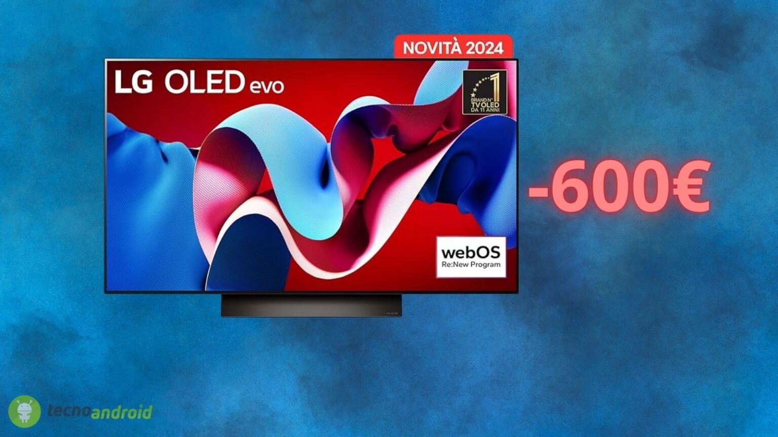 Amazon: crolla il prezzo della smart TV LG OLED di 600 euro