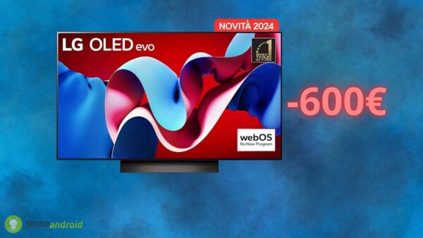 Amazon: crolla il prezzo della smart TV LG OLED di 600 euro