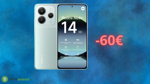 Redmi Note 14 è IMPERDIBILE oggi: sconto Amazon di 60 euro