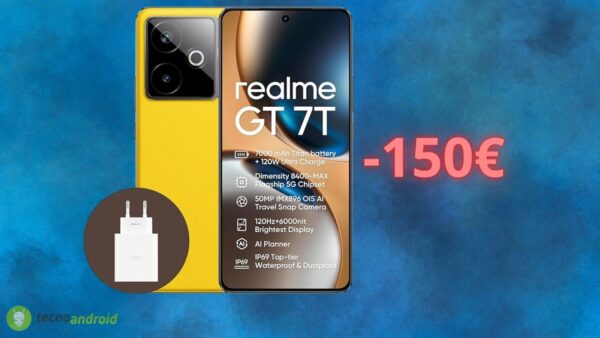 Amazon abbatte il prezzo di Realme GT 7T con sconto di 150 euro
