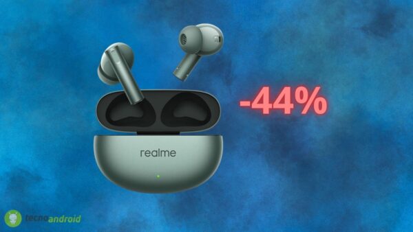 Amazon SVENDE le Realme Buds Air 6: sconto assurdo del 44%