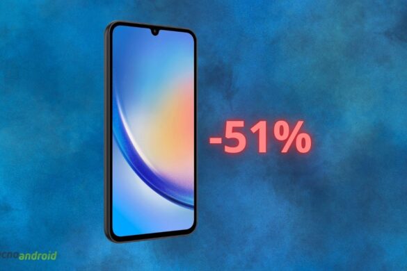 Amazon dimezza il Samsung Galaxy A34: offerta BOMBA al 51% di SCONTO