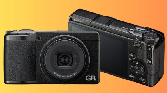 Ricoh GR IIIx Urban Edition, Cassa Grigio Metallizzato Con Anello Blu - Foto 4