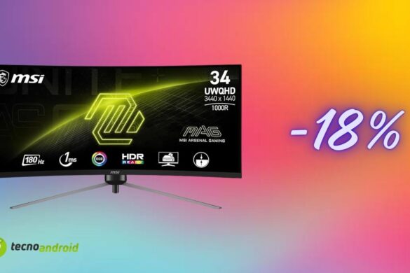 Monitor gaming MSI a prezzo bomba su Amazon: sconto del 18%