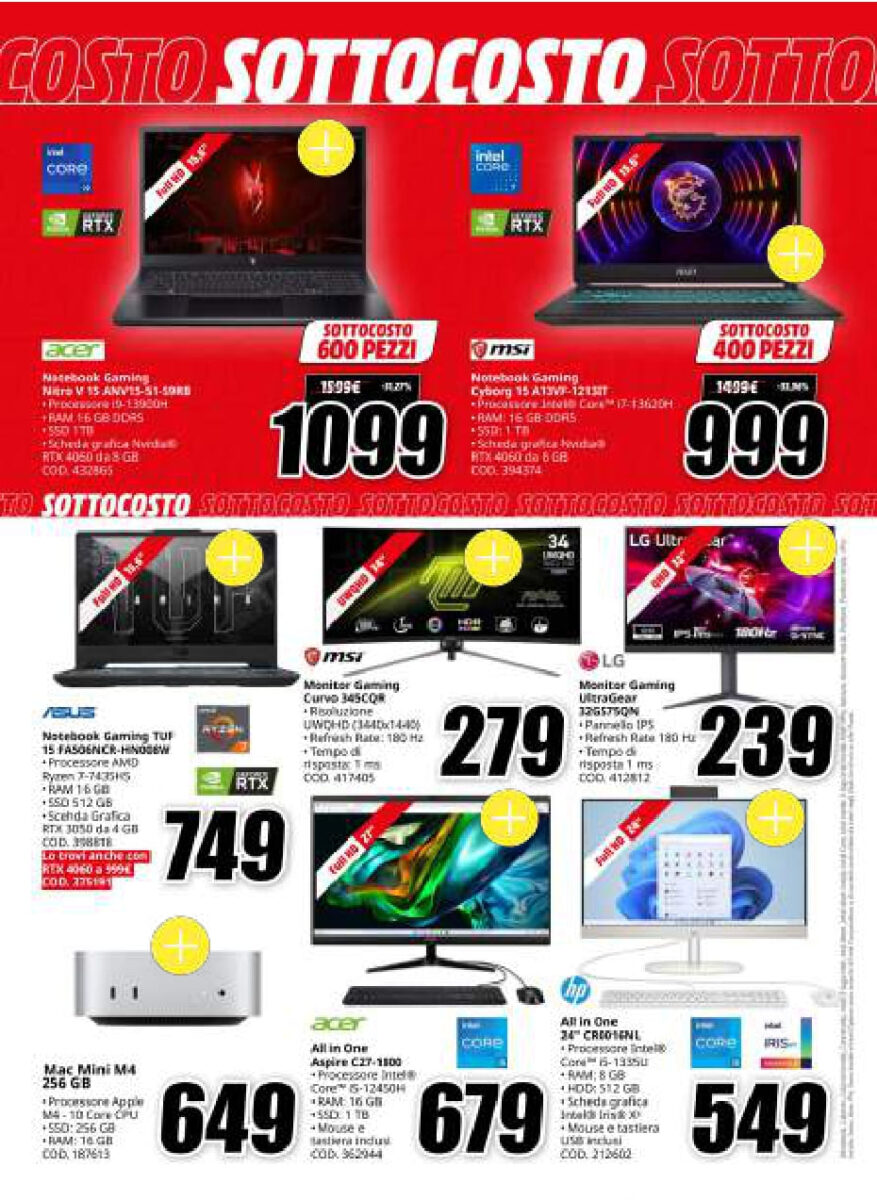 mediaworld - immagine 11 MediaWorld Sottocosto