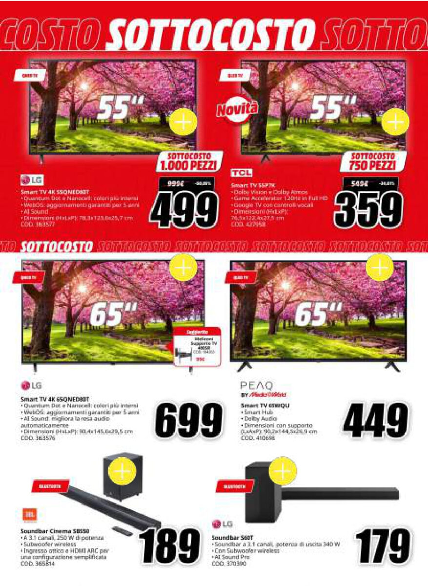 mediaworld - immagine 17 MediaWorld Sottocosto