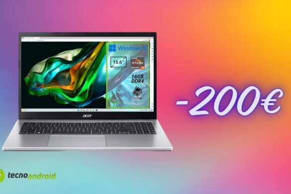 Acer Aspire 3 15 in offerta bomba: con Amazon si risparmiano 200€