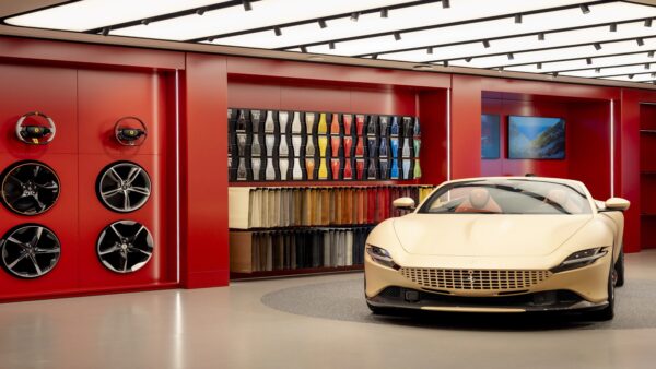 ferrari, showroom, samocar