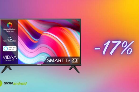 Smart TV Hisense 40″ HD a prezzo bomba con il -17% di Amazon