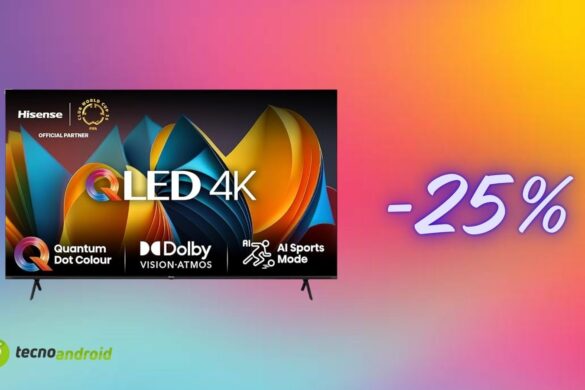 Smart TV QLED 50″ Hisense a prezzo shock: su Amazon a meno di 350€