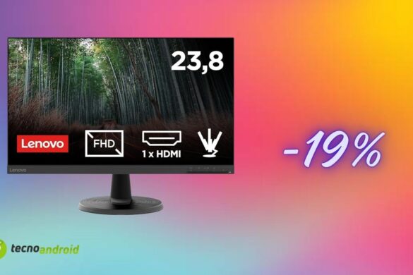 Monitor Lenovo 24″ in regalo su Amazon: costa meno di 80€