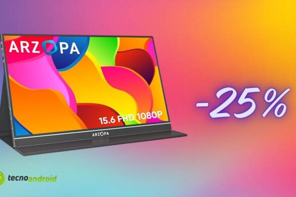 Monitor portatile a prezzo folle: Amazon lo sconta del 25%