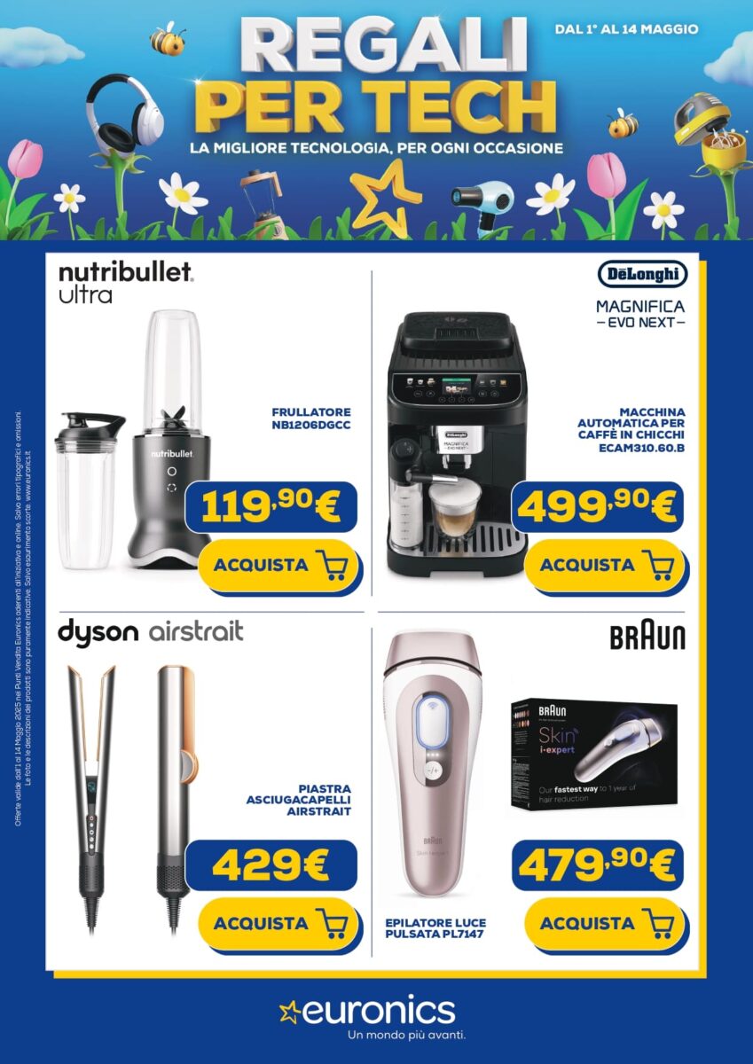 euronics Euronics: nuovi REGALI regali tech per tutti i gusti!