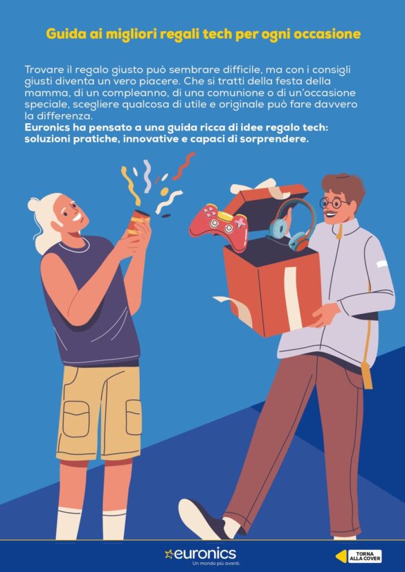 pages page Euronics: nuovi REGALI regali tech per tutti i gusti!