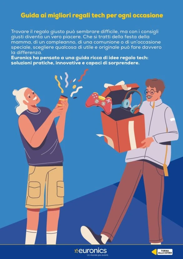pages page Euronics: nuovi REGALI regali tech per tutti i gusti!