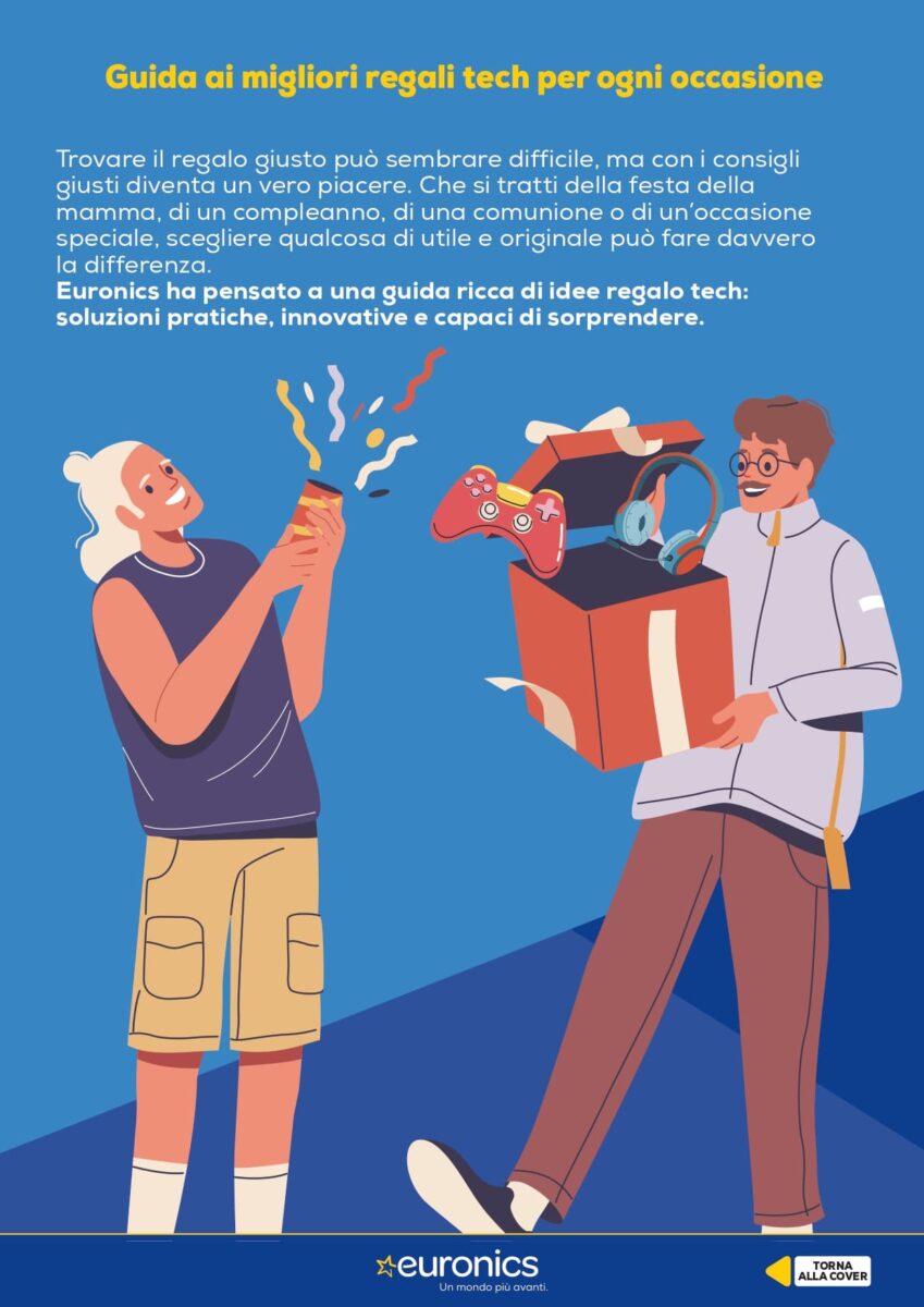 euronics - dettaglio Euronics: nuovi REGALI regali tech per tutti i gusti!