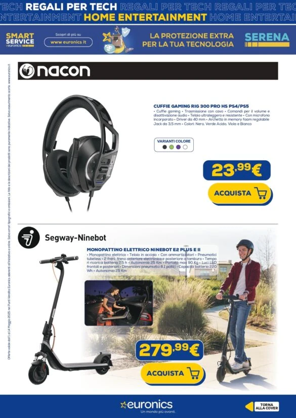 pages page pages page Euronics: nuovi REGALI regali tech per tutti i gusti!