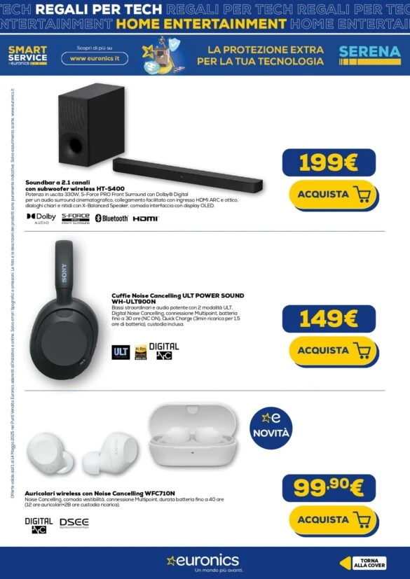 pages page pages page Euronics: nuovi REGALI regali tech per tutti i gusti!