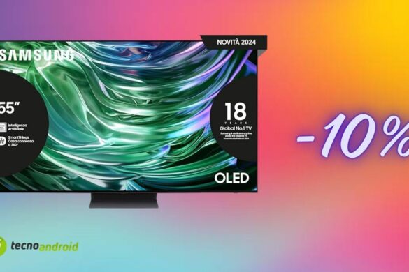 Samsung TV OLED 55″: prezzo scontato del 10% su Amazon