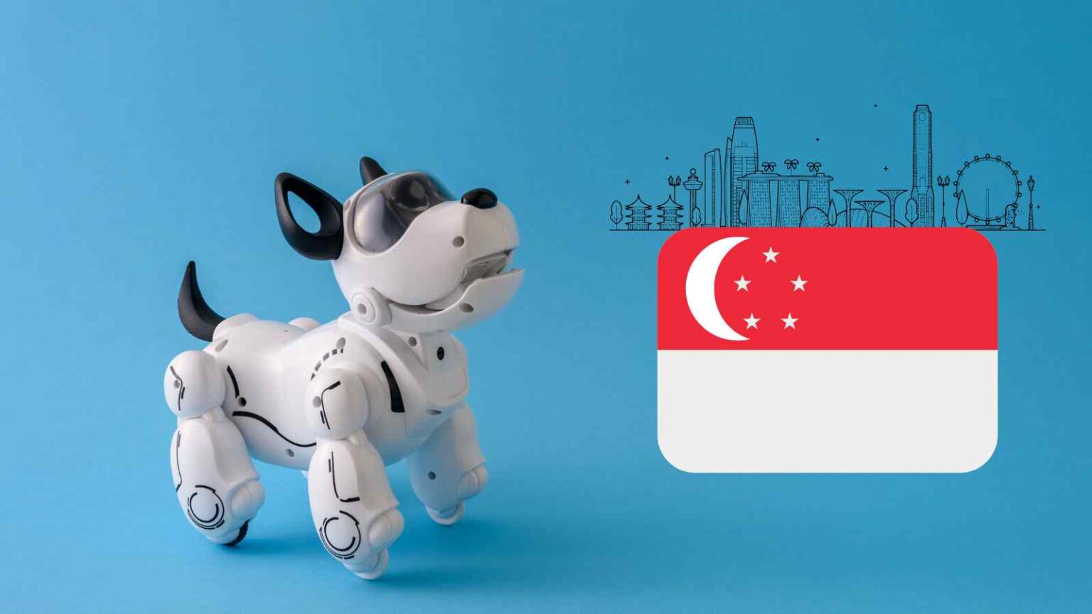Singapore integra cani robot autonomi per sorveglianza, assistenza a ipovedenti e gestione urbana, spingendo sulla robotica avanzata.