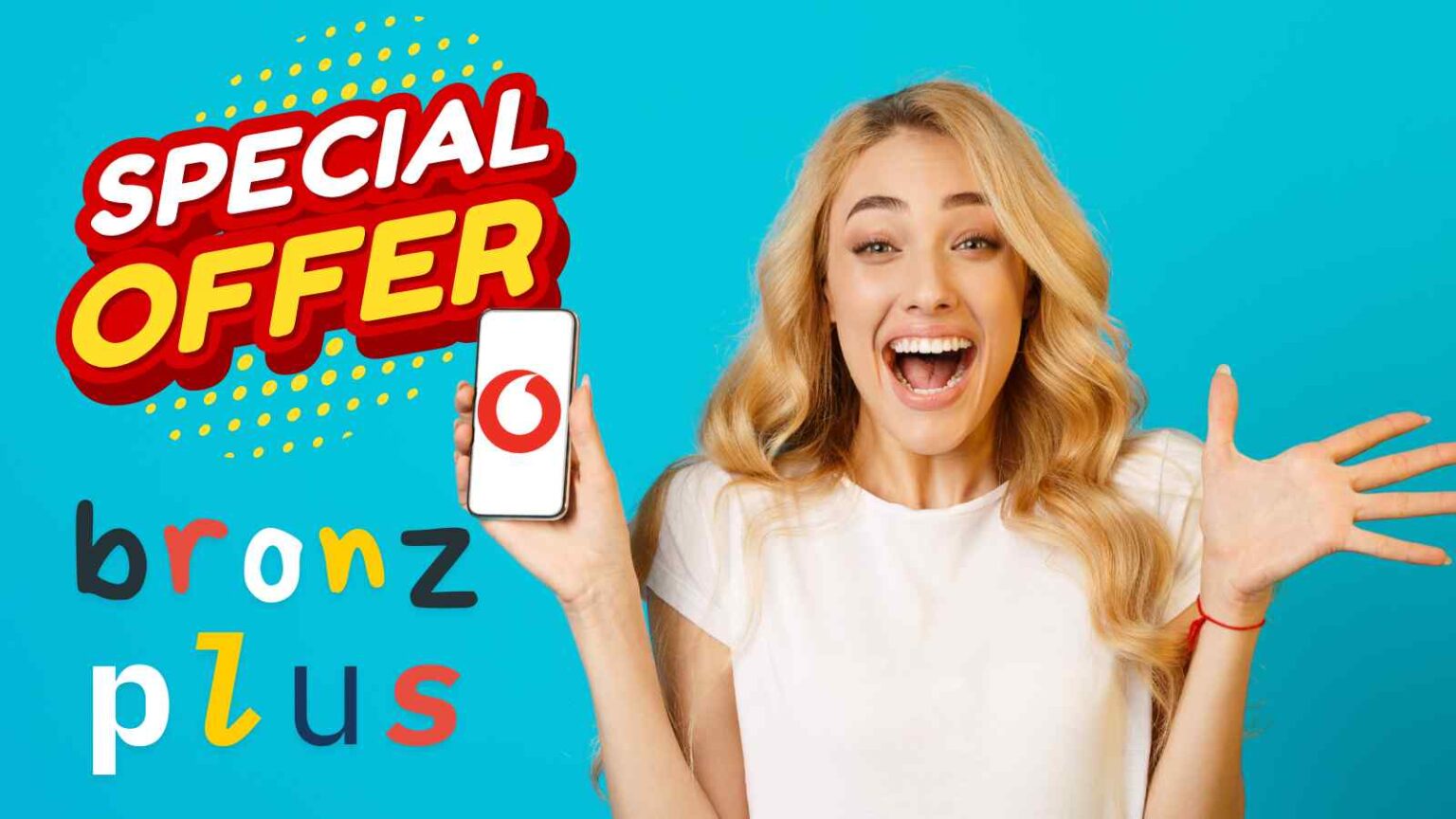 Vodafone BRONZE PLUS offre minuti e Giga illimitati in 5G a 9,99€/mese, con attivazione gratuita e SIM spedita a casa.
