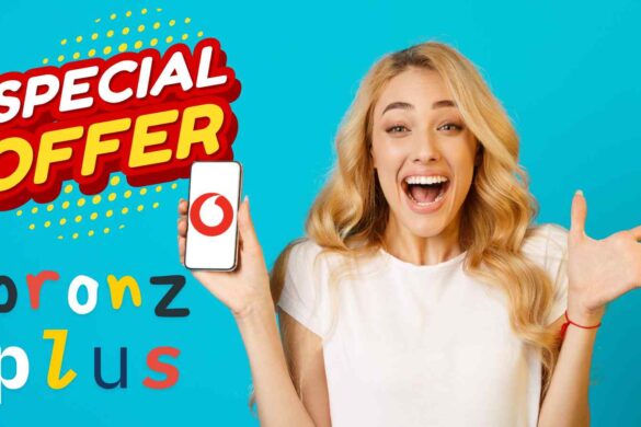 Vodafone BRONZE PLUS: giga e minuti illimitati a 9,99€/mese!