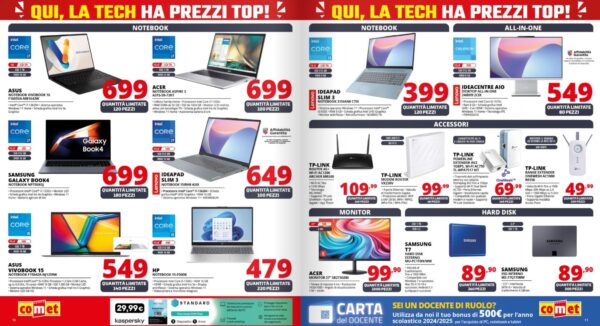 comet - funzionalità volantino comet ()