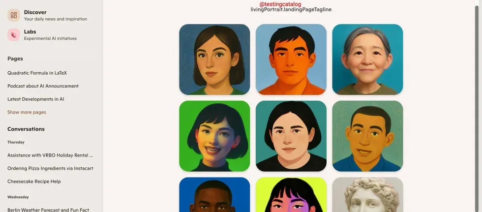 Microsoft Copilot Live Portraits Microsoft Copilot Live Portraits
