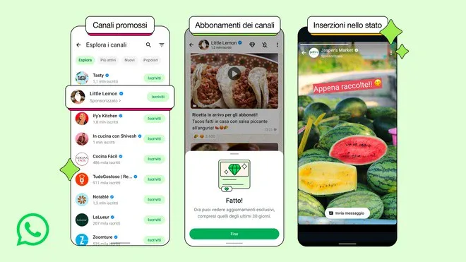 WhatsApp, ecco la pubblicità: non ci sarà in chat ma in stati e Canali WhatsApp, ecco la pubblicità: non ci sarà in chat ma in stati e Canali