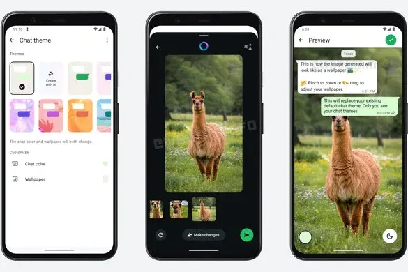 WhatsApp, generazione sfondi con AI in fase di test: ora si passa ad Android