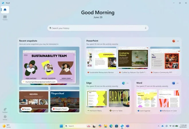 Windows 11 Recall Windows 11 Recall
