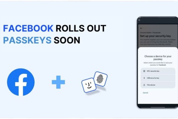 Facebook lancia le passkey: addio alle password