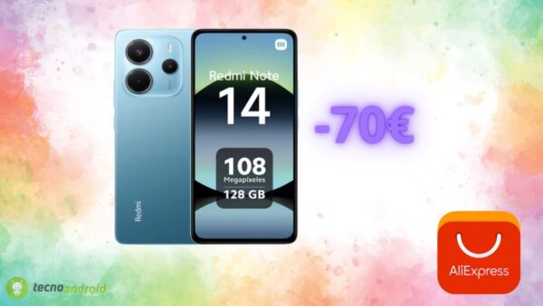 AliExpress: incredibile offerta del 42% sul Redmi Note 14