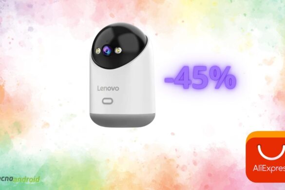 Lenovo: telecamera da interno in sconto del 45% su AliExpress