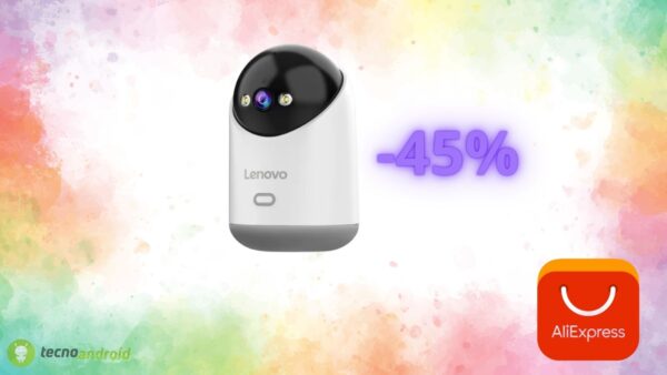 Lenovo: telecamera da interno in sconto del 45% su AliExpress