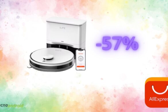 Robot aspirapolvere ILIFE a 150 euro su AliExpress: -57% solo oggi