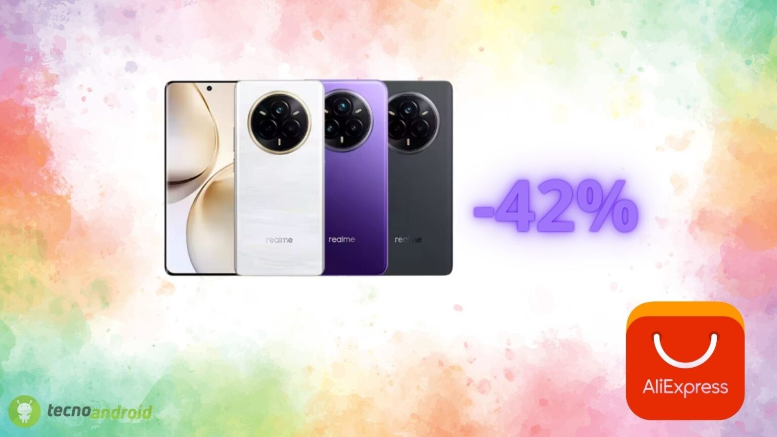 Realme 14 Pro Plus è in offerta del 42% su AliExpress: prezzo da non perdere
