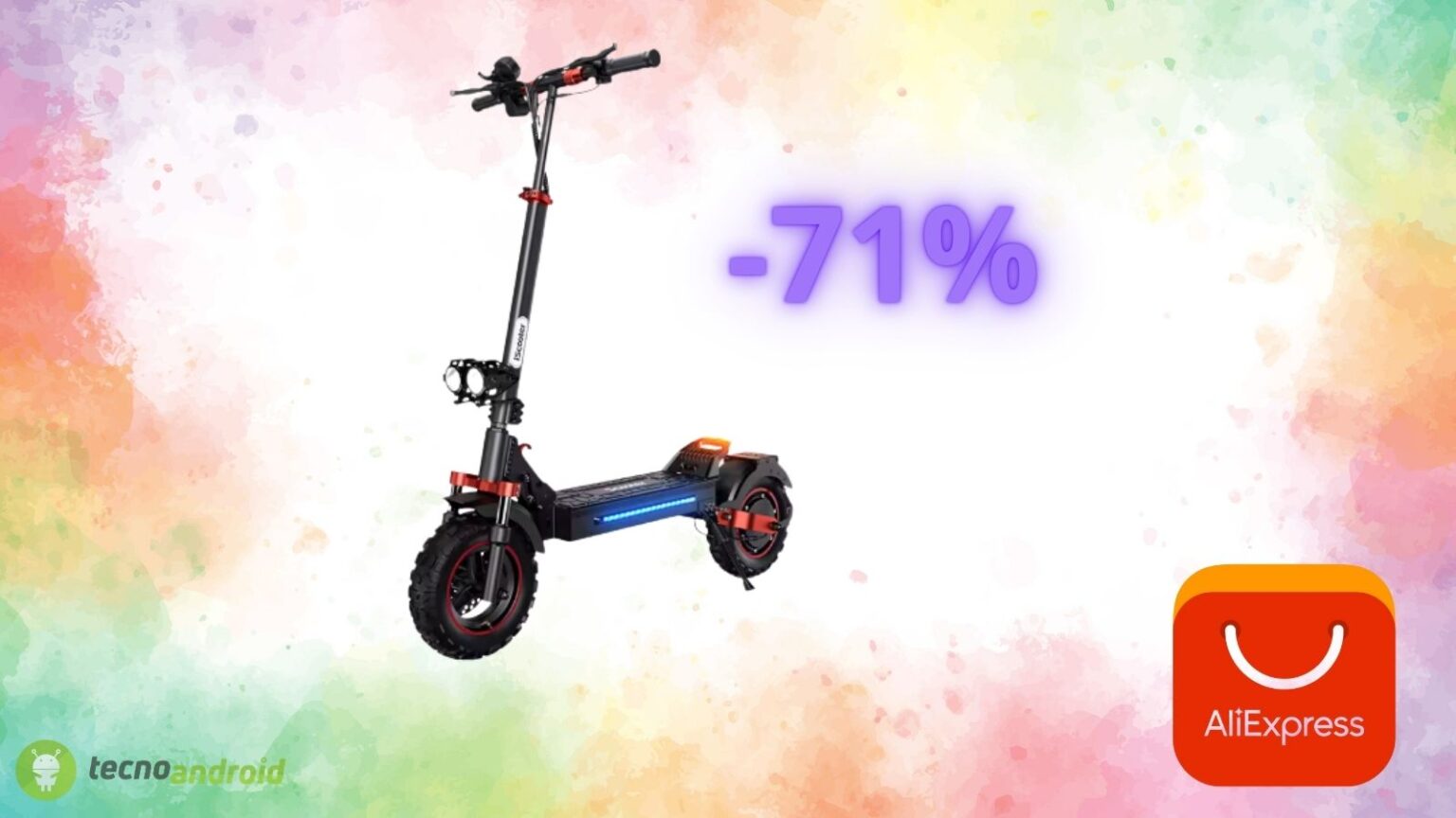 AliExpress: che sconto oggi sul monopattino elettrico iScooter iX5S