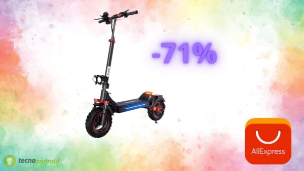 AliExpress: che sconto oggi sul monopattino elettrico iScooter iX5S