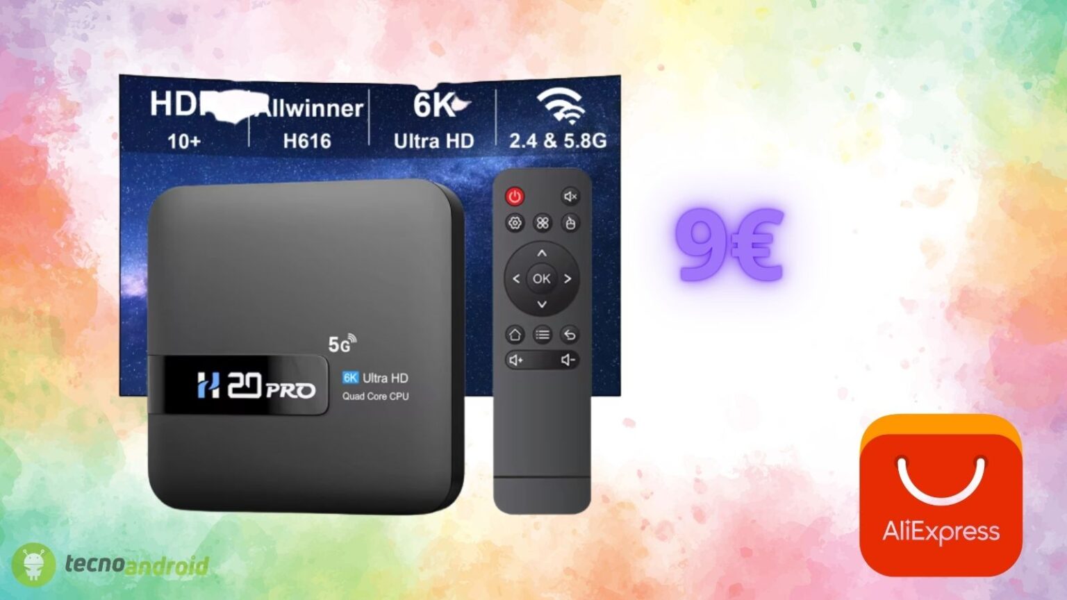 Android TV Box in sconto assurdo su AliExpress: costa solo 9 euro