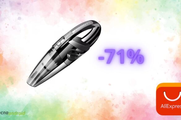 AliExpress impazzisce con lo sconto sull’aspirapolvere portatile: costa solo 14 euro