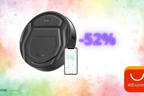 Robot aspirapolvere Lefant con sconto del 52% oggi su AliExpress