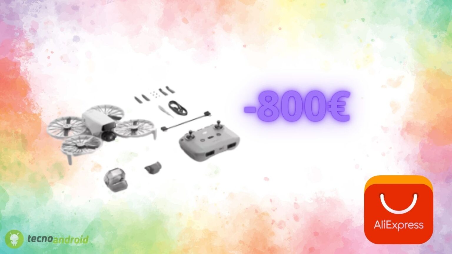 AliExpress regala un drone DJI con sconto di 896 euro