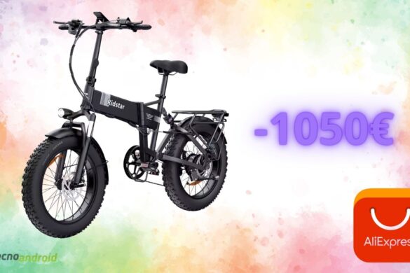 AliExpress: sconto di 1050 euro su questa e-bike pieghevole
