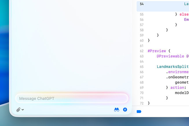 Apple WWDC macOS Tahoe Xcode with ChatGPT inline jpg large Apple WWDC macOS Tahoe Xcode with ChatGPT inline jpg large
