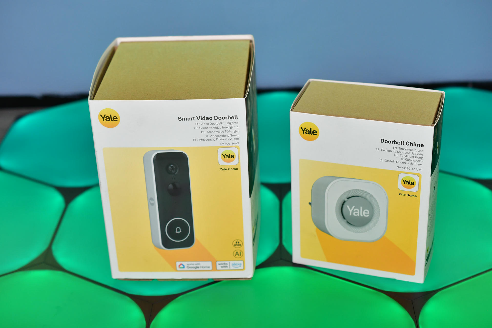 DSC Yale Smart Video Doorbell con Doorbell Chime wireless DSC Yale Smart Video Doorbell con Doorbell Chime wireless